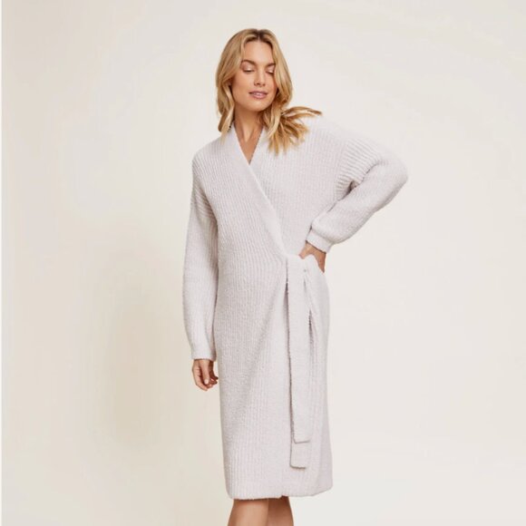 Barefoot Dreams Cozy Chic Side Tie Robe Size L - Picture 3 of 7